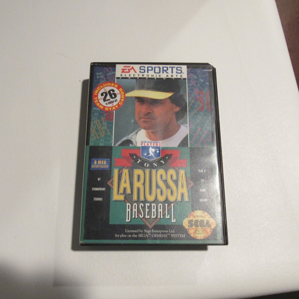 Tony La Russa Baseball (Sega Genesis,‎ 1993)